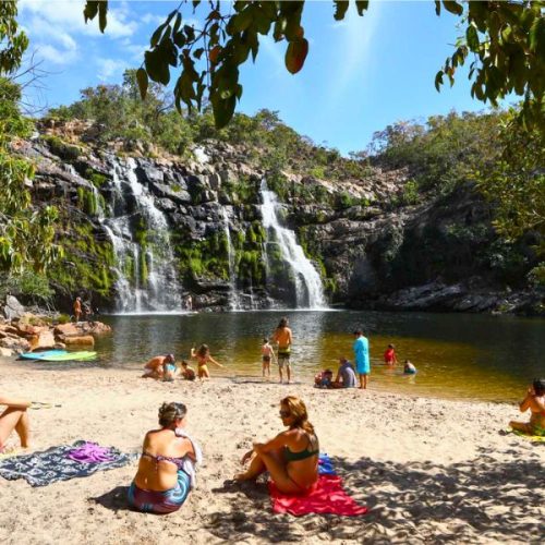 05 cachoeiras para ir com crianças na Chapada dos Veadeiros