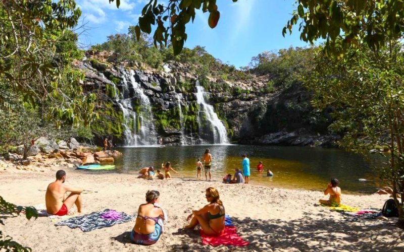 05 cachoeiras para ir com crianças na Chapada dos Veadeiros